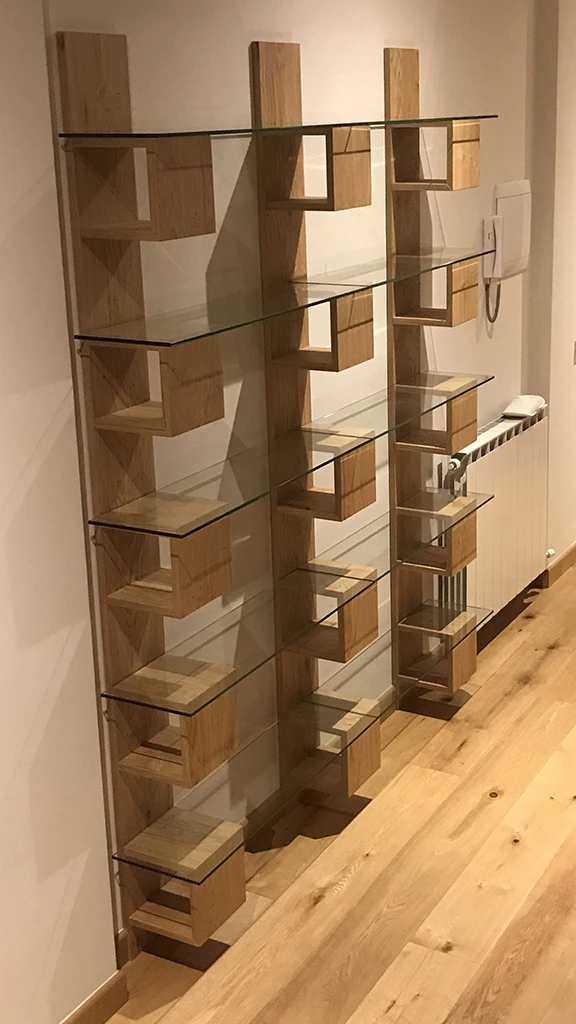 Mobili Librerie In Legno Bergamo Clusone 08