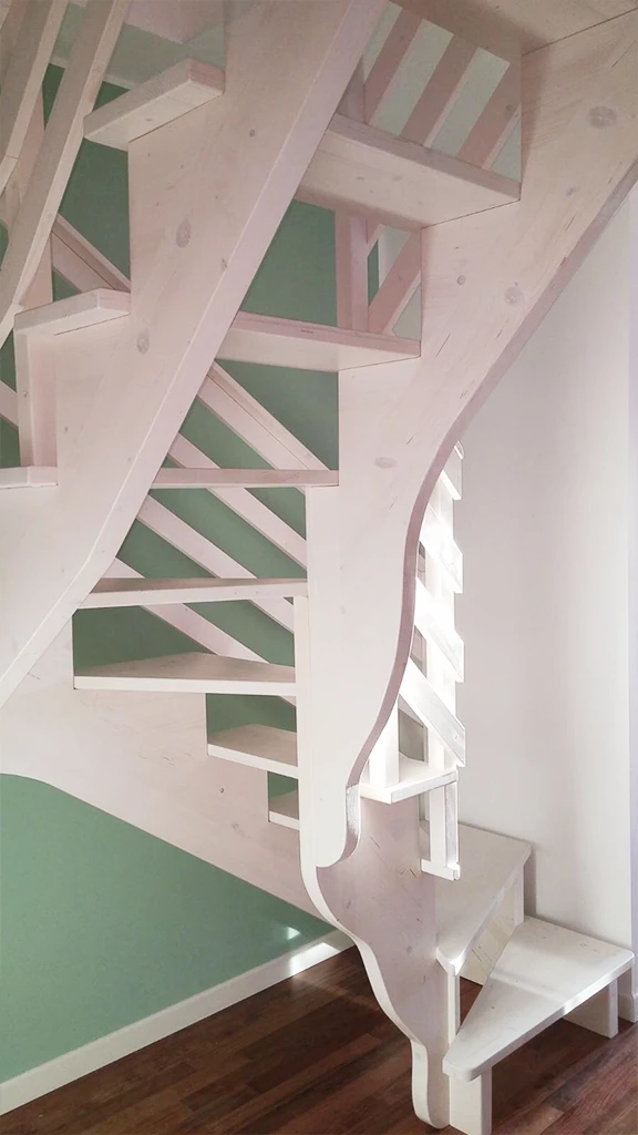 Scale In Legno Su Misura Bergamo Clusone 2