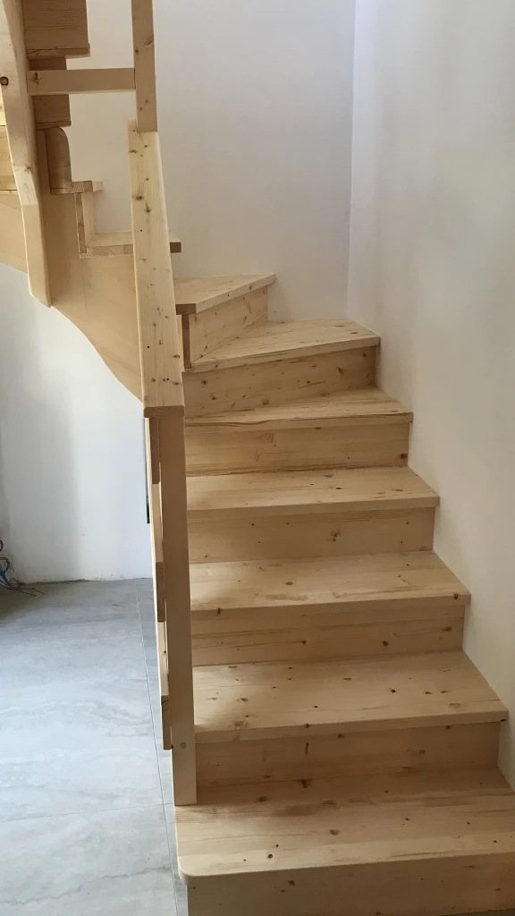 Scale In Legno Su Misura Bergamo Clusone 9